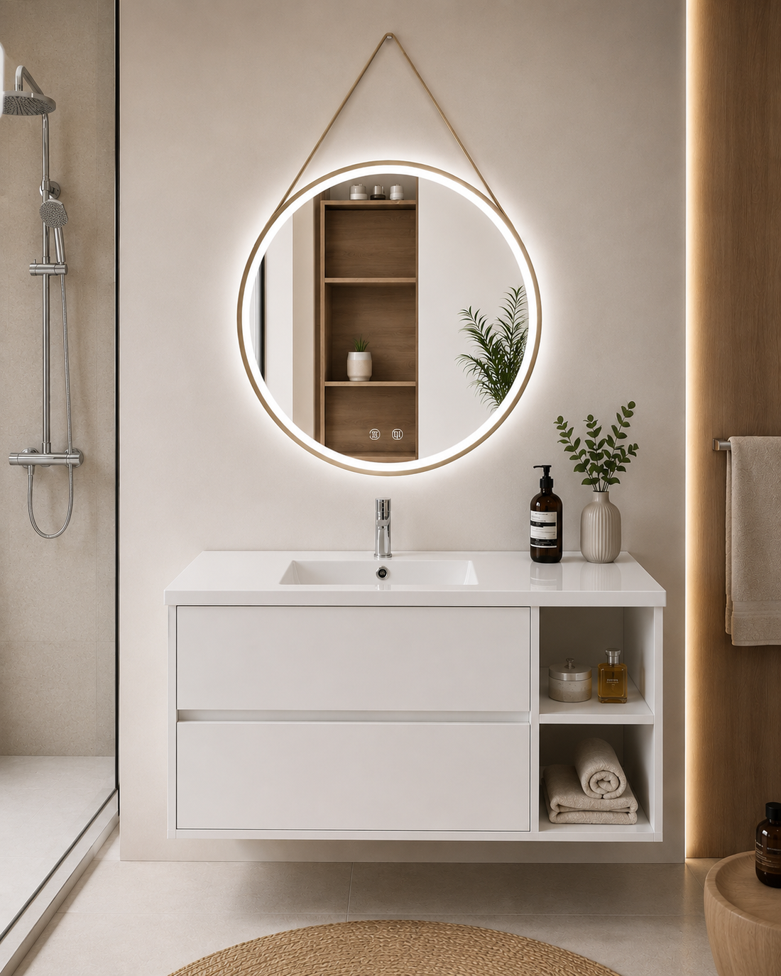 Móvel de casa de banho Zeus com lavatório