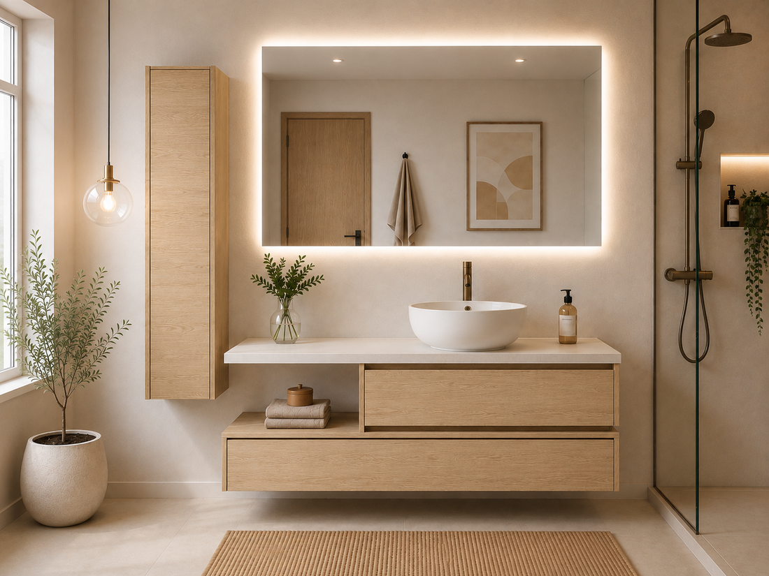 Móvel de casa de banho com design MENORCA