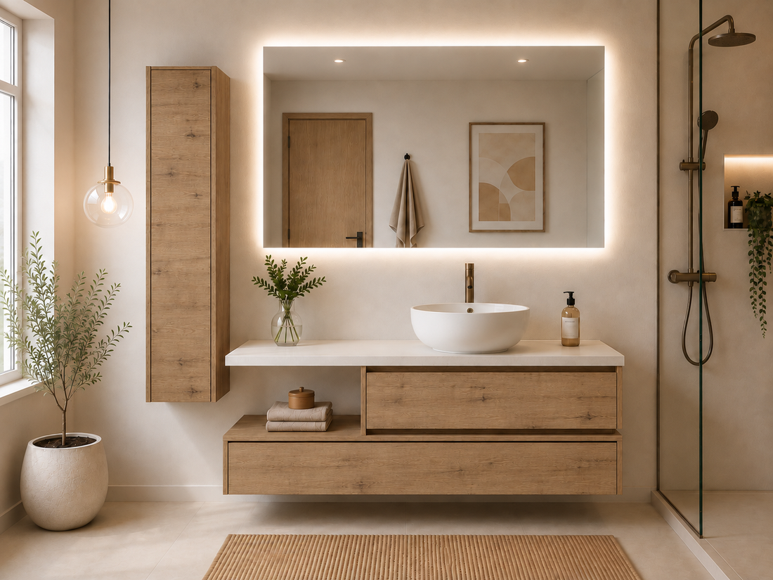 Móvel de casa de banho com design MENORCA