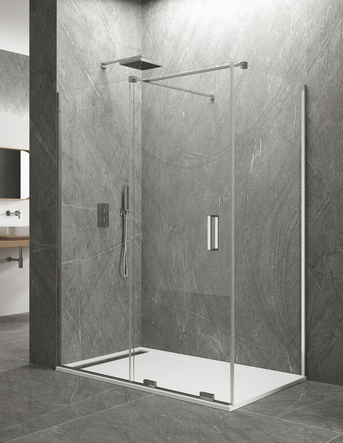 Mamparas angulares