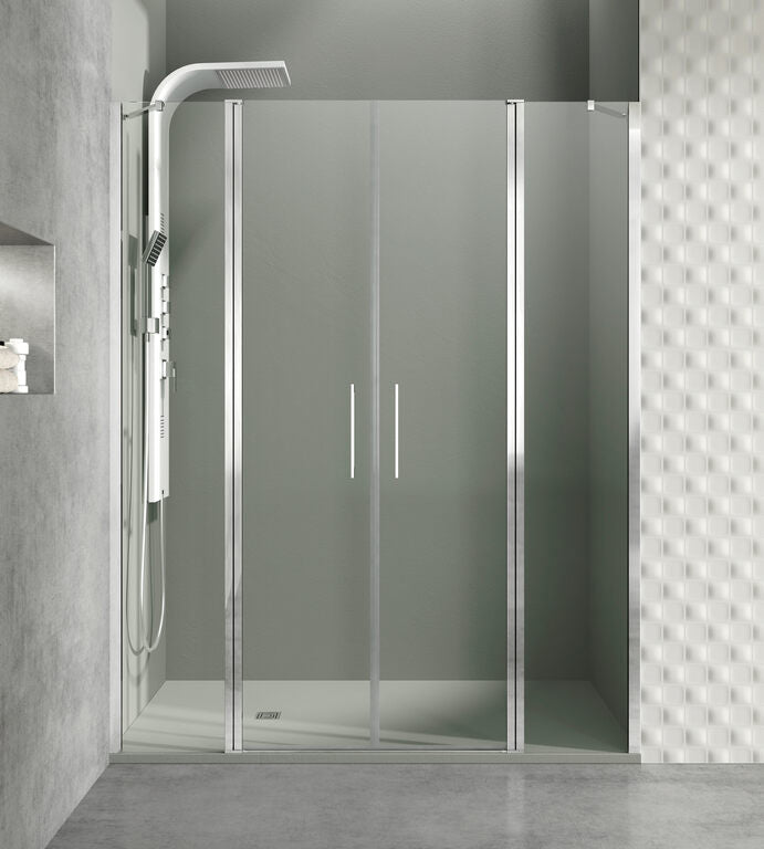 Mampra frontal fijo + 2 puertas abatibles + fijo OPEN