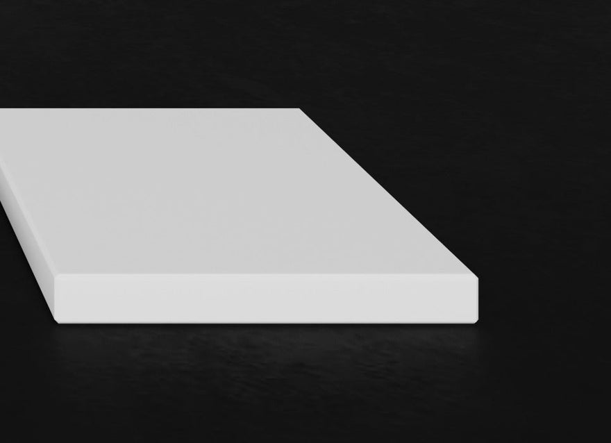 LEX Solid Surface tampo sem lavatório, saia frontal até 12 cm